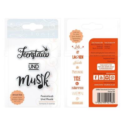 Tonic Studios Clear Stamps - Feenstaub Und Musik